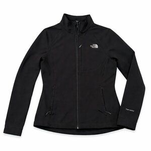 The North Face TNF Apex Softshell Jacket Women’s L Black Windwall Full Zip